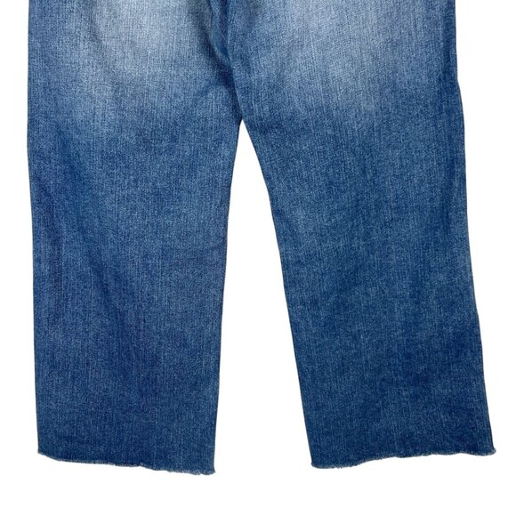 AG Adriano Goldschmied Womens Saige Wide Leg Crop Jeans in High-Rise Fit Size 28 - Picture 15 of 16
